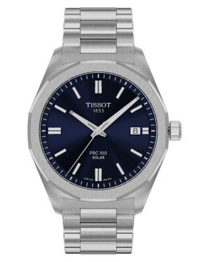 Tissot Prc 100 Solar Quartz Bracelet Watch, 39Mm - Gray