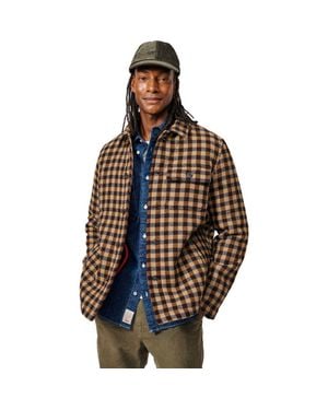 aubi Nettleham Shirt Jacket - Brown