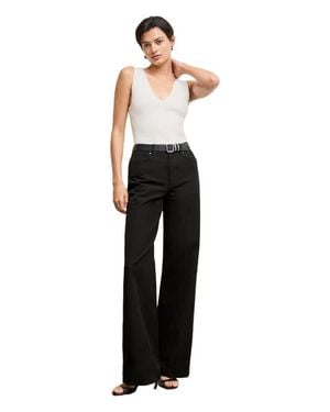 M.M.LaFleur Milo Wide-Leg Jean - Black