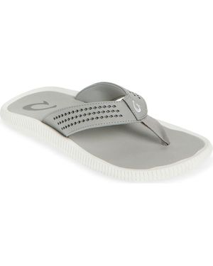 Olukai Ulele Golf Sandal - Gray