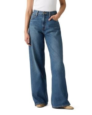 Levi's Cinch High Waist Baggy Wide Leg Jeans - Blue