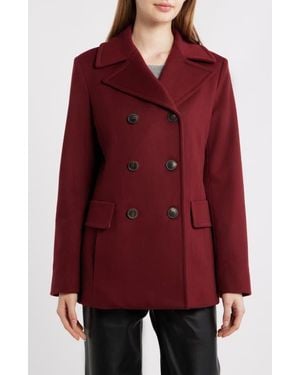 Fleurette Ali Wool Peacoat (Nordstrom Exclusive) - Red