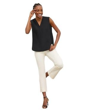 M.M.LaFleur Emmy Drape Top - Black