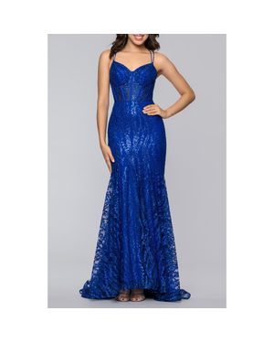 chinese dress ladies Long Lilac Purple Mermaid Prom Dress with Embroidery Lilac / 11 main image 0