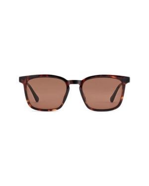 Fossil 53Mm Panthos Square Sunglasses - Brown