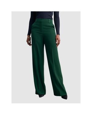 The Fold Adelaide Clever Crepe Pants - Green