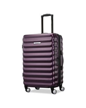 Samsonite Element Hardside Expandable 24 Medium Checked Spinner Luggage - Purple