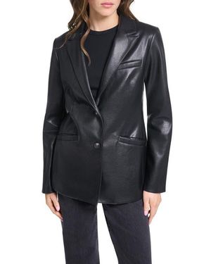 Levi's Faux Leather Blazer - Black