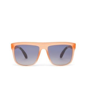 TOMS Jett 58Mm Shield Sunglasses - Blue