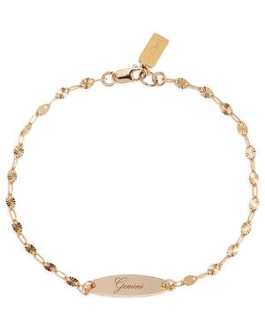 SET & STONES Engraved Zodiac Pendant - Metallic