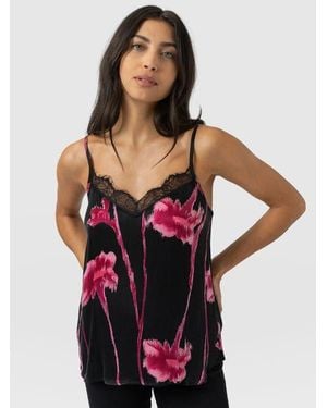 Saint + Sofia Harper Lace Cami - Multicolor