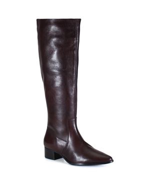 Diba True Dig Ital Leather Sleek Tall Boot - Brown