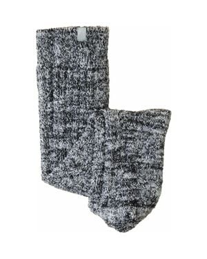 Softies Marshmallow Slouchy Socks With Grippers - Blue
