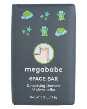 megababe Space Bar Detoxifying Charcoal Underarm Bar - Blue