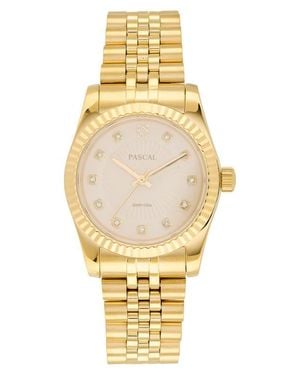 Paskal Timeless Classic Lab Grown Diamond Bracelet Watch, 36Mm - Metallic
