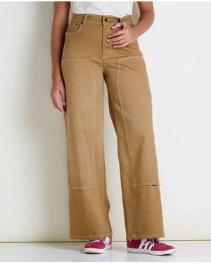 Toad & Co. Balsam Wide Leg Utility Pant - Natural