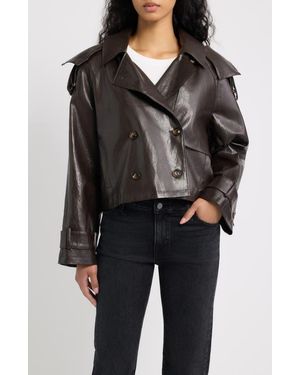 d.RA Camari Faux Leather Jacket - Black