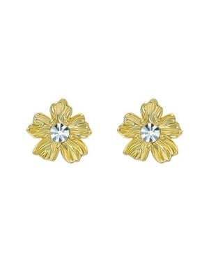 Ted Baker Petulia Flower Statement Stud Earrings - Yellow