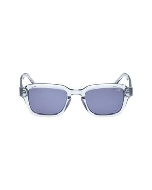 Abercrombie & Fitch 51Mm Round Sunglasses - Blue