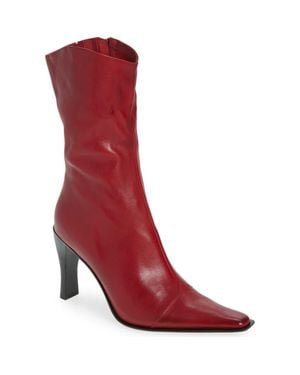 Jeffrey Campbell Be Bold Bootie - Red