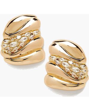Yoj Laque Earrings - Metallic