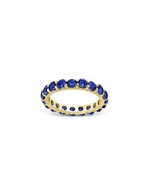 Sterling Forever Gracie Cubic Zirconia Eternity Ring - Blue