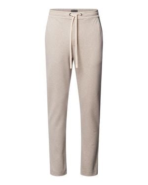 Hanro Cozy Living Organic Cotton Soft Jersey Pants - Natural