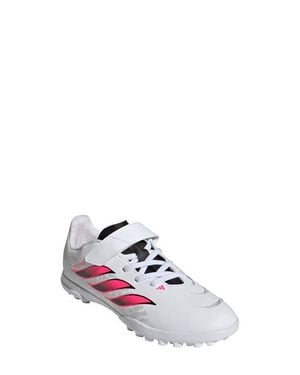 adidas Kids' Predator Club H&L Turf Soccer Shoe - White
