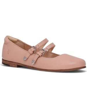 Frye Carson Mary Jane Flat - Pink