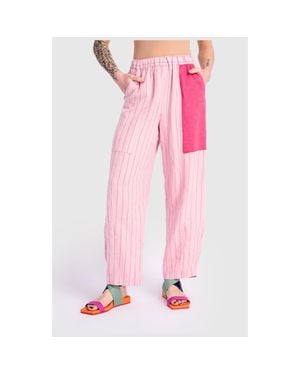 Alembika Linen Vacation Pants - Pink