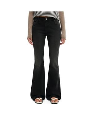 Cotton On Mid Rise Bootcut Jean - Black