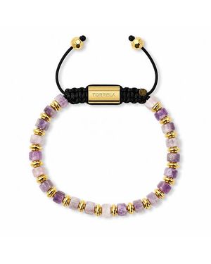 TORRELA Heishi Beaded Bracelet - Metallic