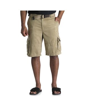 Society of One by DXL Distressed Cargo Shorts - Natural