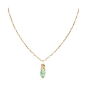 Retro Chic Nut Fairy Pendant Necklace - Blue