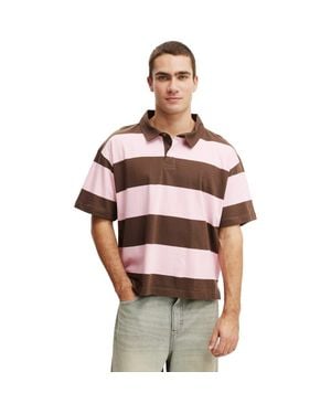 Cotton On Cropped Fit Polo - Red
