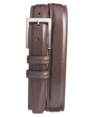 Torino Aniline Leather Belt - Brown