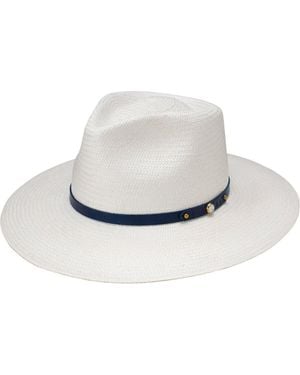 Stetson Night Sky Straw Hat - White