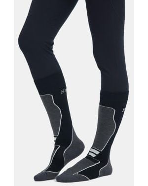 Halfdays Light Cushion Ski Merino Wool Blend Crew Socks - Blue