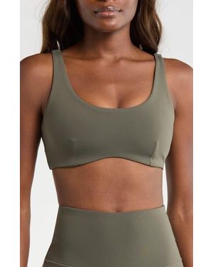 Mpg Sculpt Reversible Sports Bra - Green