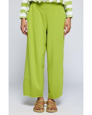 Luukaa Ilaria Curved Jersey Pants - Green
