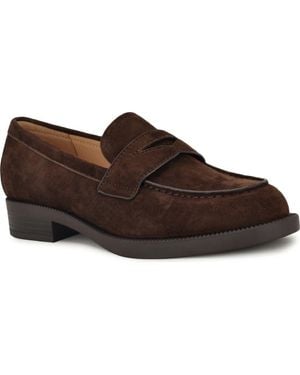 Nine West Berg Penny Loafer - Brown