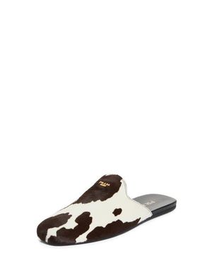 Prada Genuine Calf Hair Mule - White