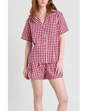 Sleepy Jones Corita Pajama Set - Red