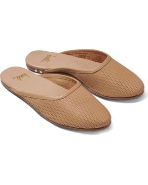 Beek Phoebe Perforated Mule - Natural