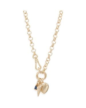 Nordstrom Round Link Chain Charm Necklace - Metallic