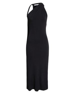 Altuzarra Mitchell Scarf Halter Knit Maxi Dress - Black