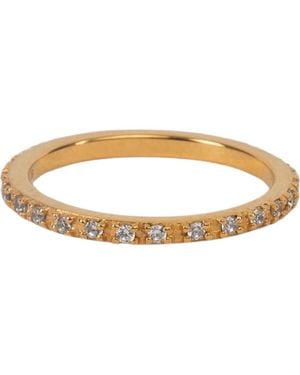 Gwen Beloti Cz Eternity Band Ring - Metallic