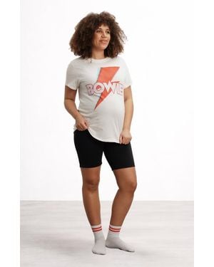 Nom Maternity The Groove Tee - White