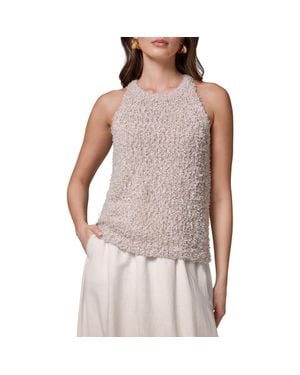 Donna Karan Sleeveless Sweater - Purple