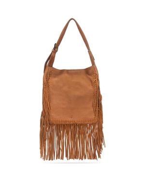 Frye Faye Leather Hobo - Brown